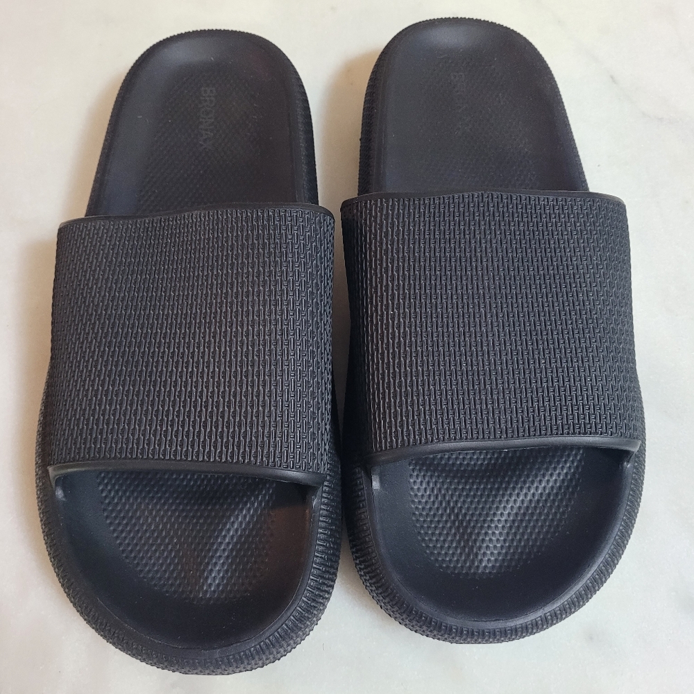 BRONAX Pillow Slippers for Women or Men | House Slides Shower Sandals | Cushion